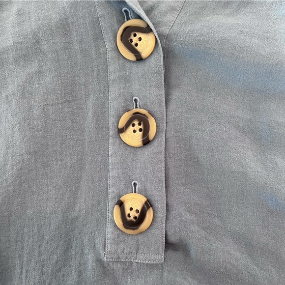 John Mark Light Blue 3/4 Sleeve Tunic Size L - Picture 8 of 9